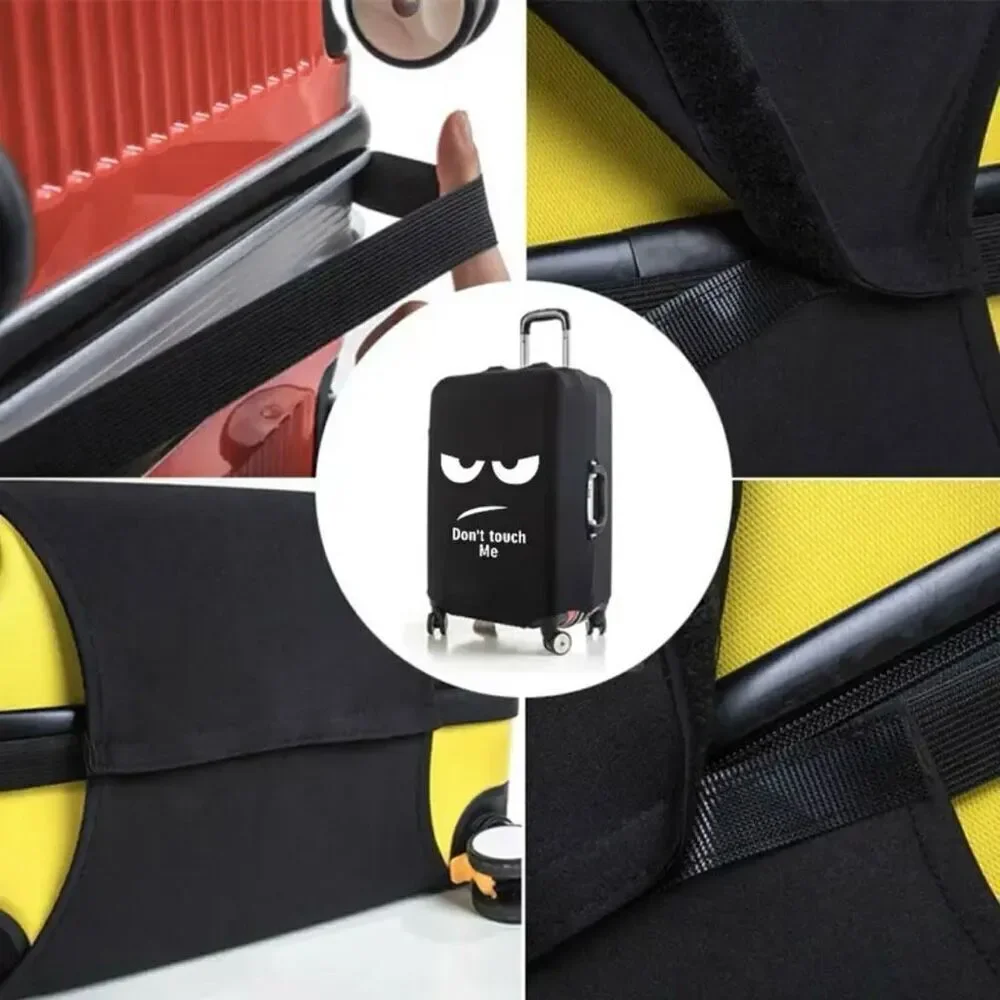 NWT Black Night Luminous Don’t touch me M 22”-25” Suitcase Luggage Elastic Cover